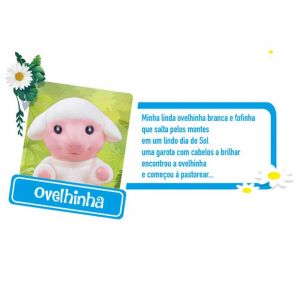  Boneca Babys Collection Conto de Fadas Ruiva - Super Toys