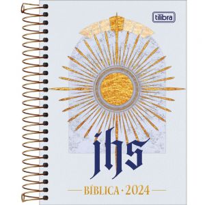 Agenda Espiral Diária Bíblica M5 2024 - Tilibra