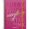Agenda Planner Espiral Love Pink 2022 Tilibra