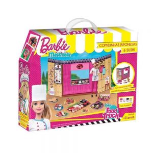 Barbie Massinha Food Truck Comidinha Japonesa - Fun