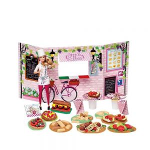 Barbie Massinhas Food Truck Cantina e Pizzas Divertidas - Fun