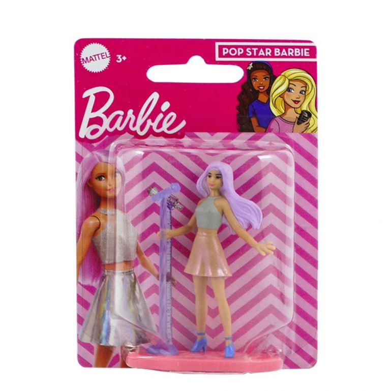 Barbie Mini Figura Colecionavel 7 Cm Pop Star  - Mattel