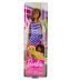 Barbie Vestido Listras Roxo - Mattel