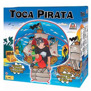 Barraca Infantil Com 100 Bolinhas Toca do Pirata Braskit