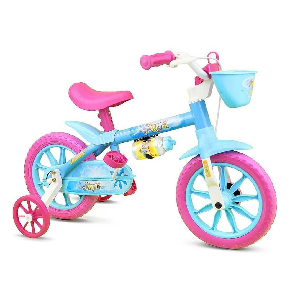 Bicicleta Infantil Feminina Acqua Aro 12 - Nathor