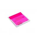Bloco Adesivo Max Transparente Rosa Neon 76x76mm - Maxprint