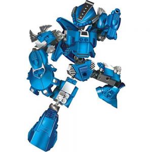 Blocos de Encaixe Robô Guerreiro Blue Armor 65 Peças - Xalingo