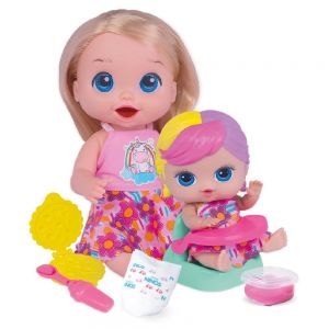 Boneca Babys Collection Papinha Sapeca - Super Toys