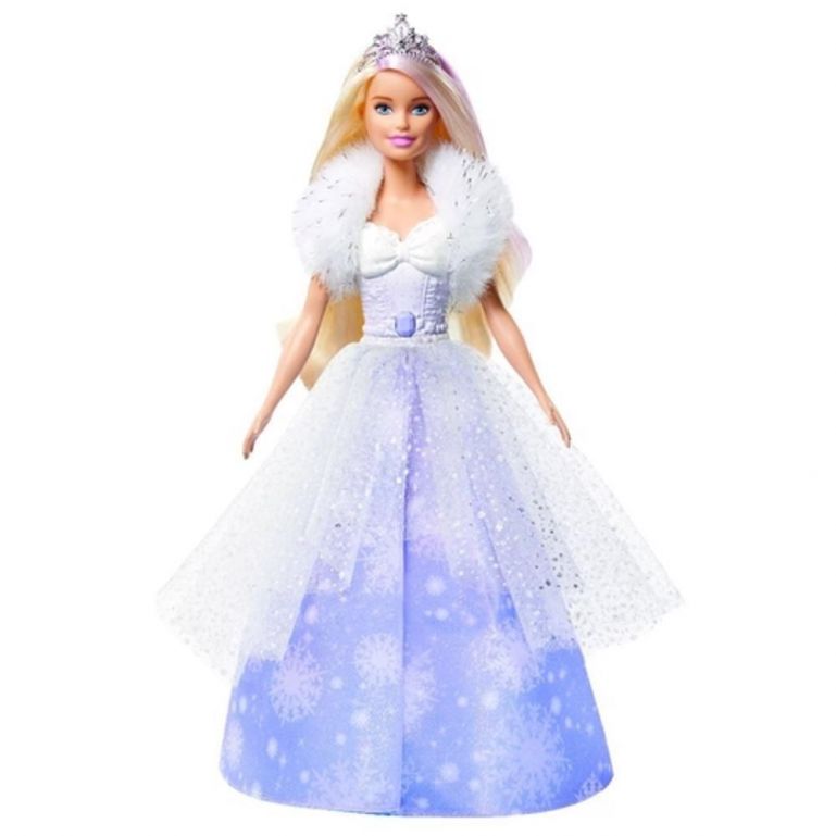 Boneca Barbie Princesa Com Vestido Mágico Gkh26 - Mattel