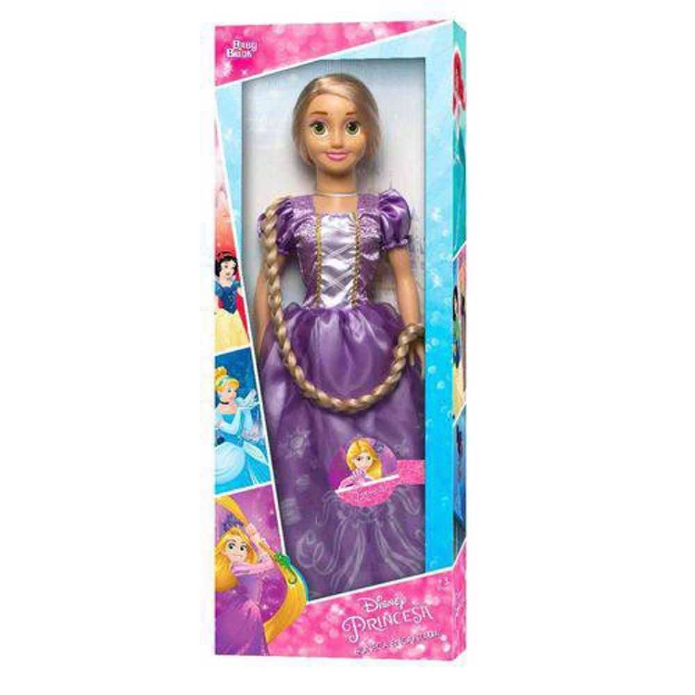Boneca Rapunzel Disney 78cm - Novabrink