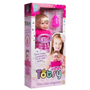 Boneca Totsy 113 Frases Com Cabelo 331 - Super Toys