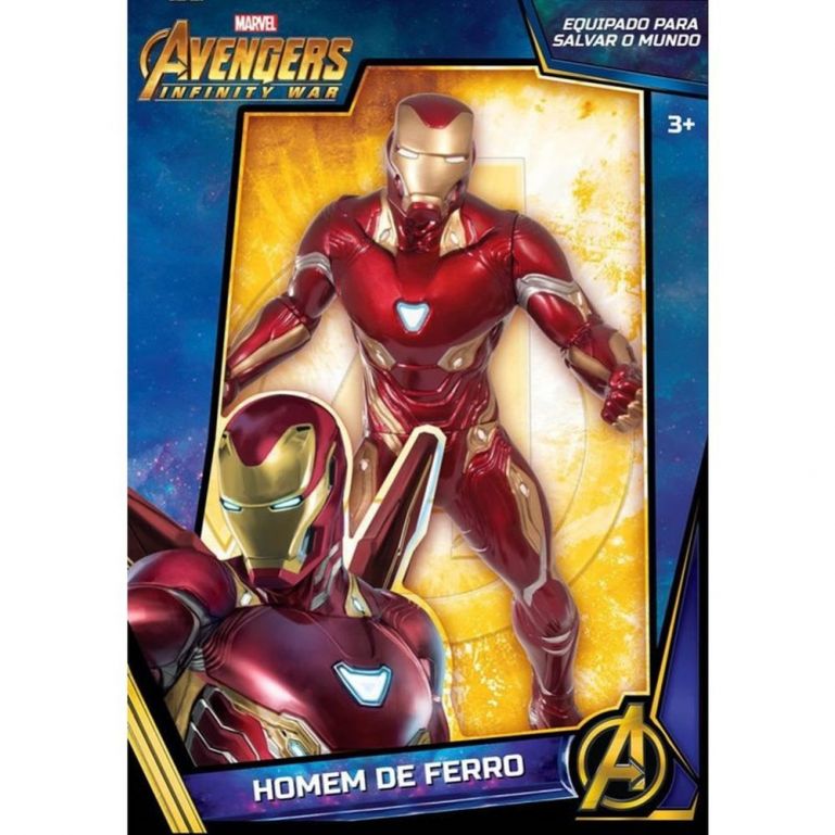 Boneco Marvel Vingadores Guerra Infinita Homem de Ferro - Mimo Brinquedos