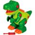 Brinquedo Dinossauro T-rex Com Som Maral Na Caixa Com Chave e Parafuso