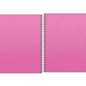 Caderneta Espiral Neon Pink Sem Pauta - Tilibra