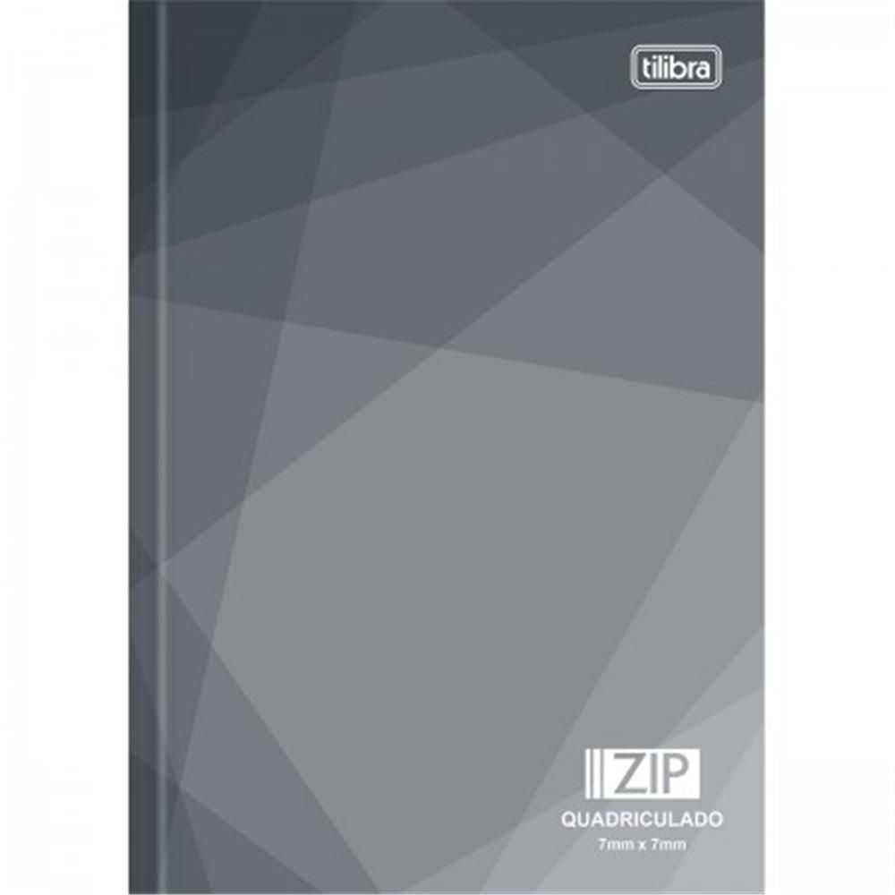 Caderno Brochura Capa Dura 1/4 (pequeno) Quadriculado 7x7mm Zip Capa 03 -tilibra
