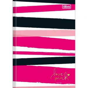 Caderno Brochura Capa Dura 1/4 Top Love Pink 48 Folhas Capa 06 (pequeno)- Tilibra