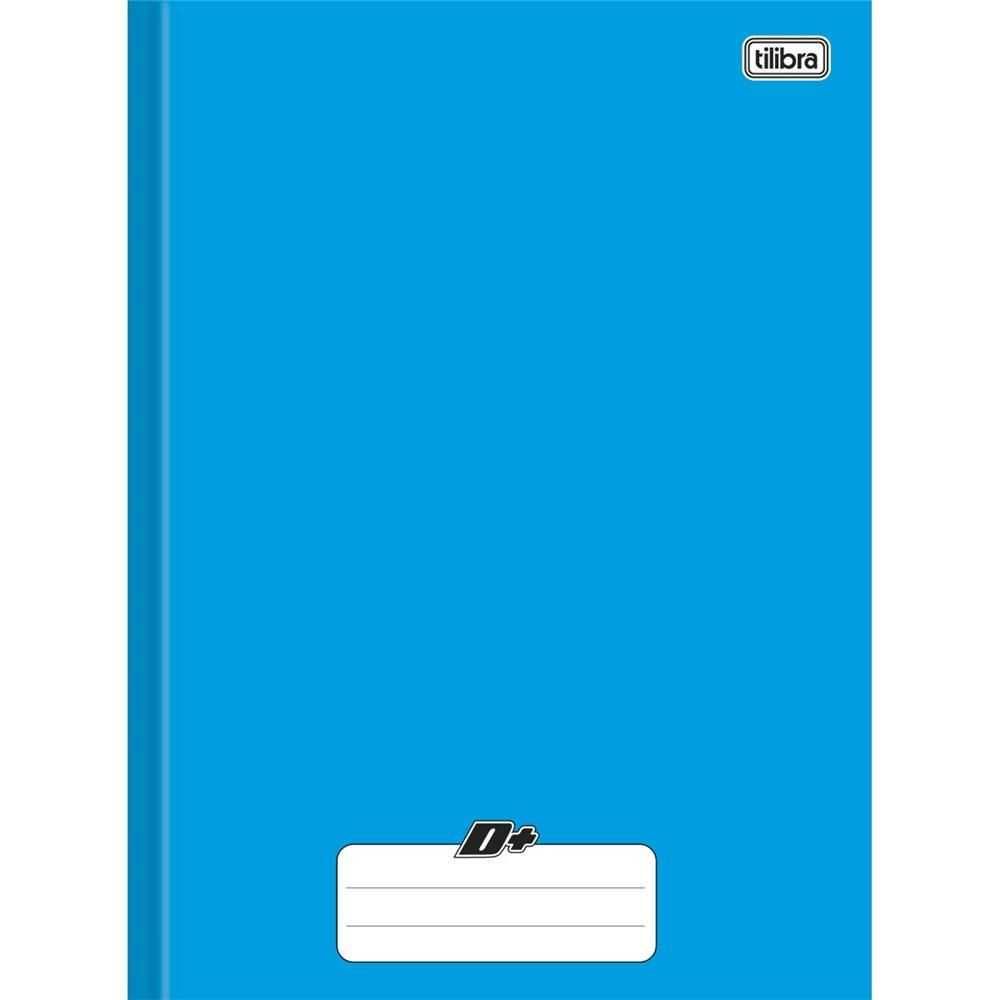 Caderno Brochura Capa Dura 1/4 96 Folhas D+ Azul - Tilibra
