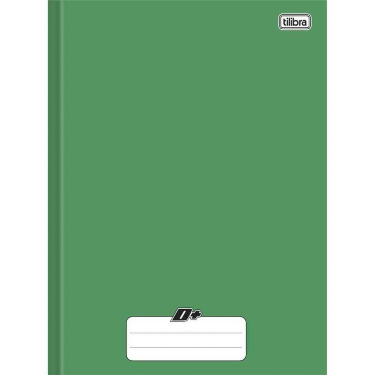 Caderno Brochura Capa Dura Universitário 48 Fls D+ Verde - Tilibra