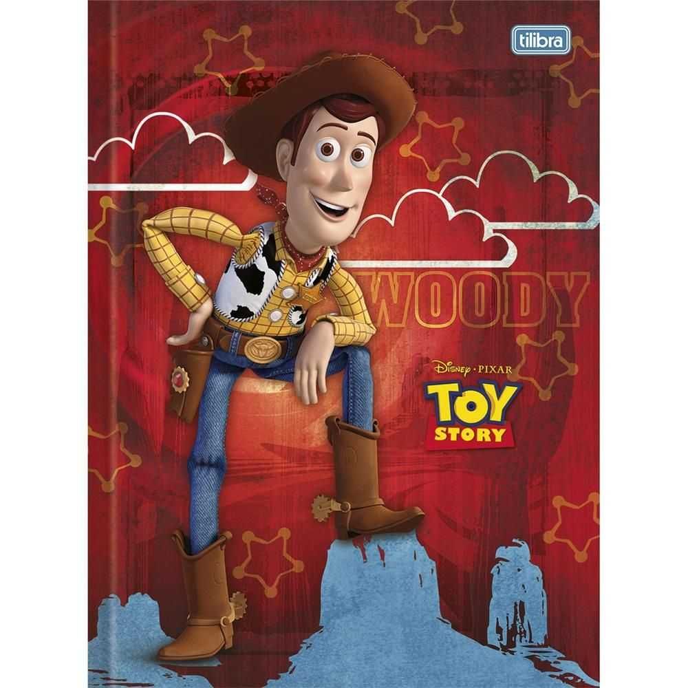 Caderno Brochura Capa Dura Universitário Top 96 Fls Toy Story Capa 02 - Tilibra