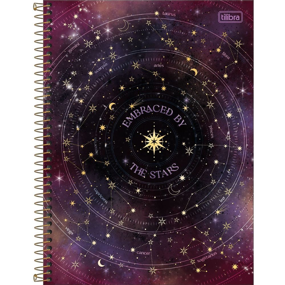 Caderno Capa Dura Universitário Magic 20 Matérias 320 Folhas - Tilibra