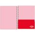 Caderno Espiral Capa Dura Universitário 1 Matéria 80 Fls Love Pink 03 - Tilibra