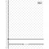 Caderno Espiral Capa Dura Universitário 10 Matéria 200 Folhas Academie Branco - Tilibra