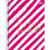 Caderno Espiral Capa Dura Universitário 12 Matéria 240 Fls Love Pink 02 - Tilibra