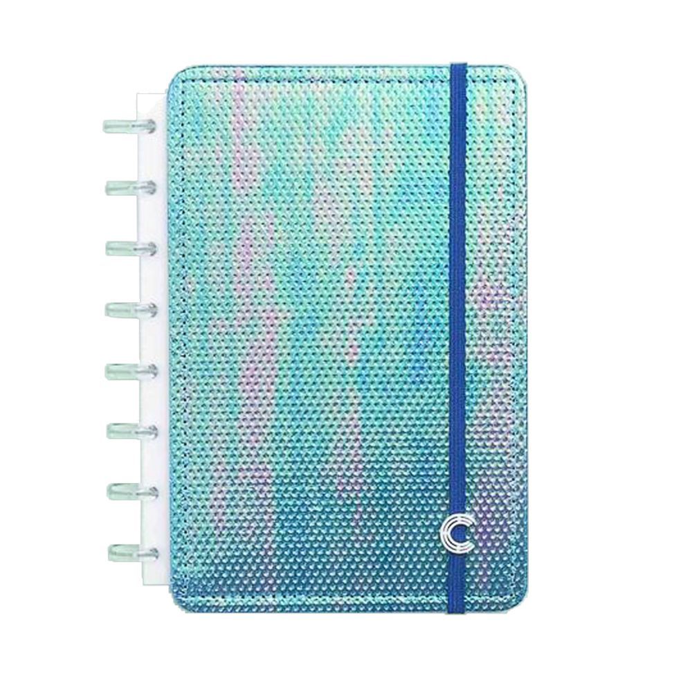 Caderno Inteligente Azul Holográfico A5 80 Folhas