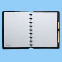 Caderno Inteligente Basic Grey Médio 80 Folhas