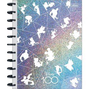 Caderno Universitário Tilidisco Disney 100 Anos 10 Matérias 160 Folhas - Tilibra