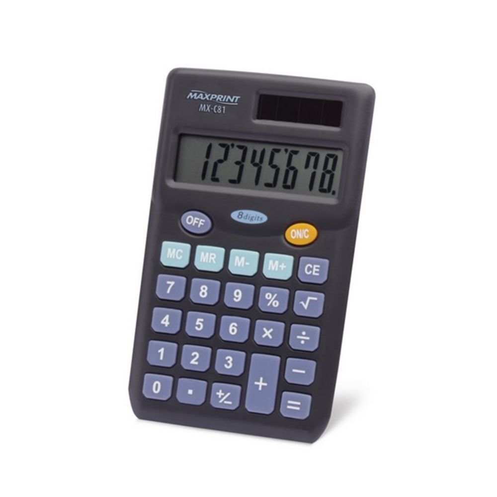 Calculadora de Bolso Mx-c81 - Maxprint