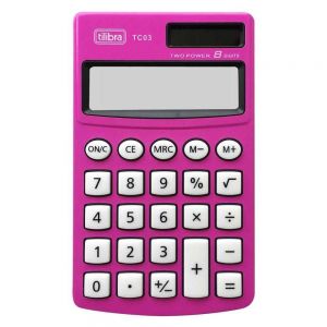 Calculadora de Bolso Tc03 8 Dígitos Rosa - Tilibra
