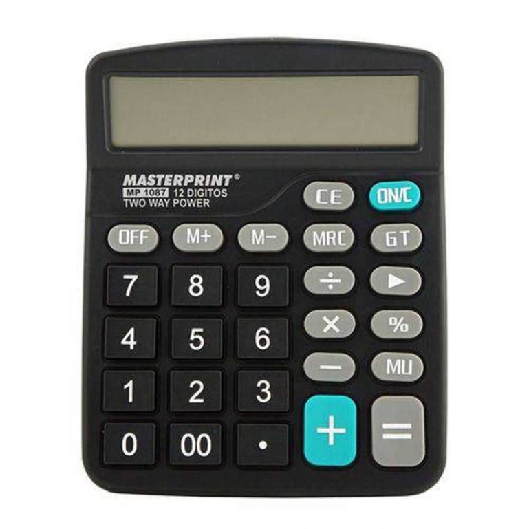 Calculadora Eletrônica Mp1087 - Masterprint