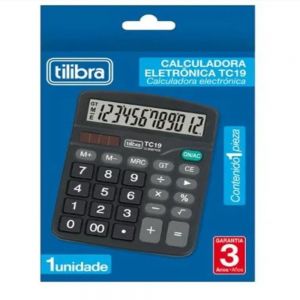 Calculadora Tc19 Preta - Tilibra