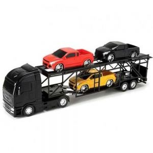 Caminhão de Brinquedo - Diamond Truck Cegonheira - Amarelo - Roma -  superlegalbrinquedos