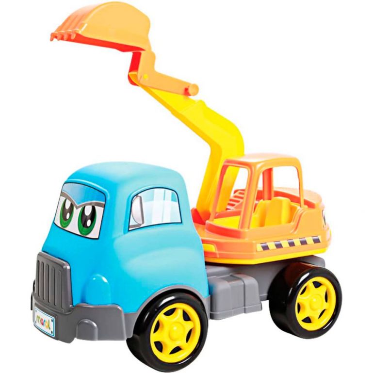 Caminhão Infantil Divertido Turbo Truck Escavadeira Maral