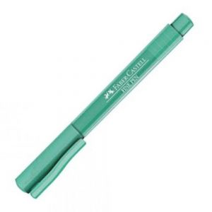 Caneta Fine Pen 0.4mm Verde Agua Faber Castell