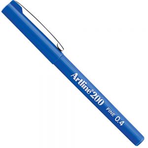 Caneta Hidrográfica 0.4mm Ek-200 Artline Azul - Tilibra
