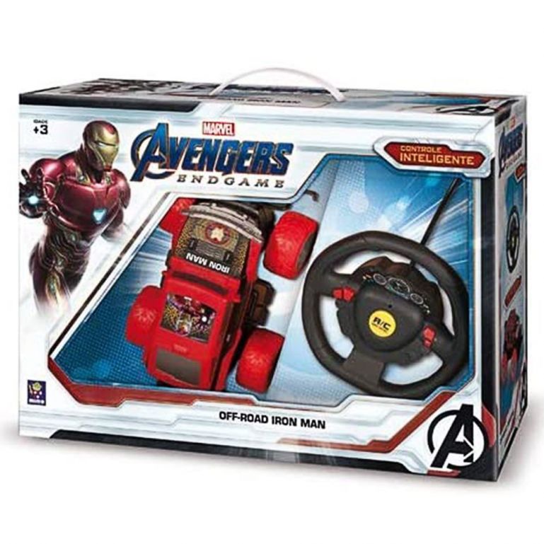 Carro de Controle Remoto Inteligente Marvel Homem de Ferro Mimo Brinquedos