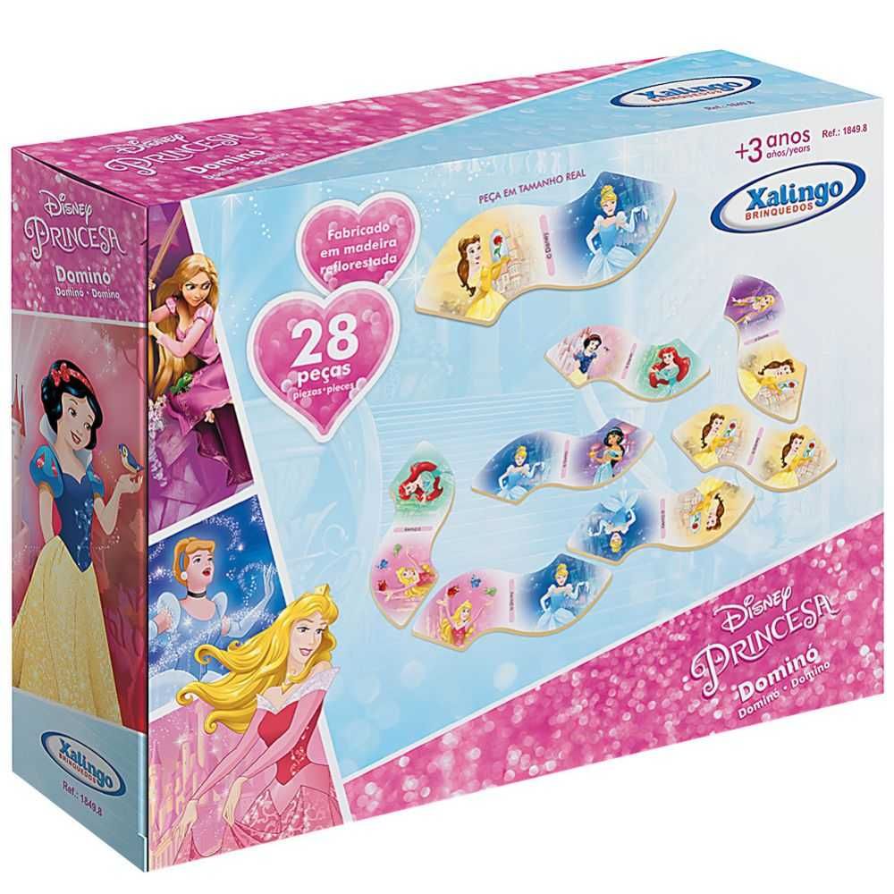 Domina Disney Princesa 28 Peças - Xalingo