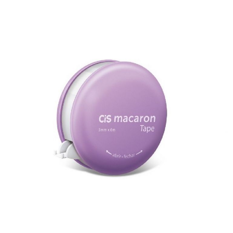 Fita Corretiva Macaron Tape 5mmx6m Roxo - Cis