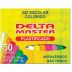 Giz Escolar Plastificado Colorido Com 50 Palitos - Delta