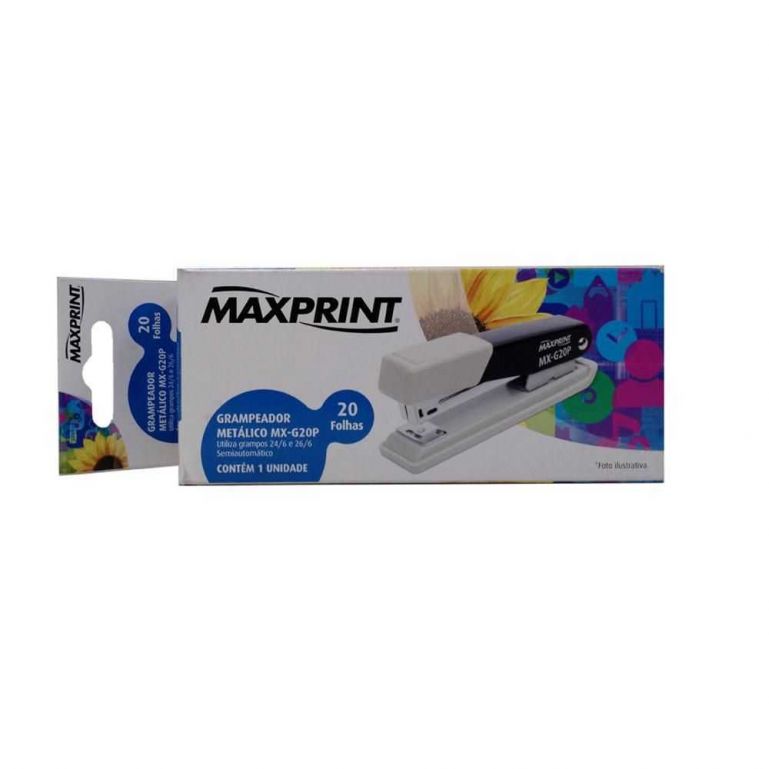 Grampeador de Metal Mx-g20p - Maxprint