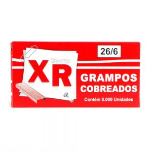 Grampo Cobreado 26/6 Com 5000 Unidades - Xr