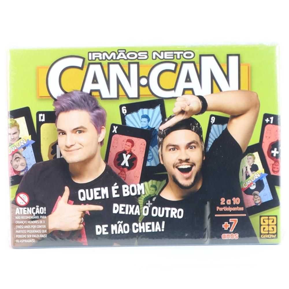 Jogo Can Can Irmãos Lucas Lucas e Felipe Neto - Grow