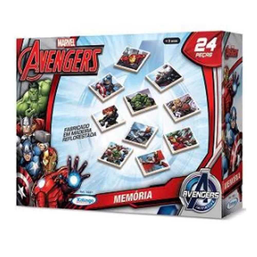 Jogo de Memória Avengers Assemble 24 Peças - Xalingo