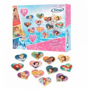 Jogo de Memória Princesas Disney 24 Peças - Xalingo