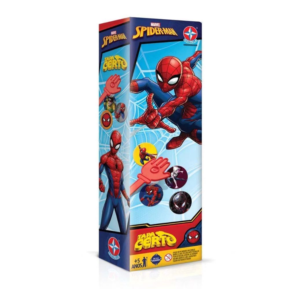 Jogo Tapa Certo Spider-man - Estrela