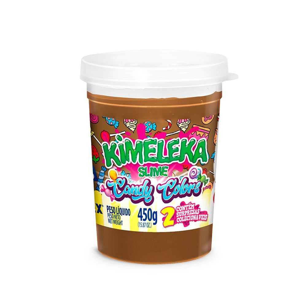 Kimeleka Slime Candy Colors Chocolate - Acrilex