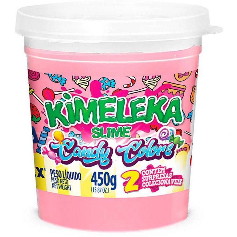 Kimeleka Slime Candy Colors Rosa Bebê - Acrilex